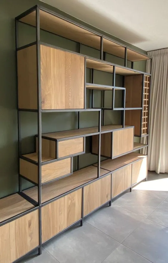 Modern metal furniture for a Maltese home